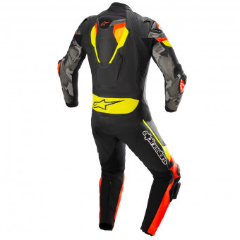 Alpinestars Atem V4 Suit 1 PC Black Red Yellow Fluo