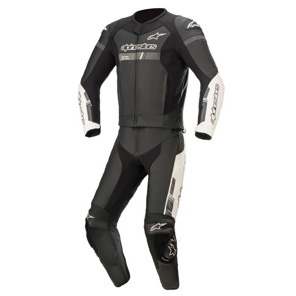 Motorrad-Lederkombi Alpinestars GP Force Chaser 2 PC Black White Motorrad-Lederkombi Alpinestars GP Force Chaser 2 PC Black White