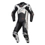 Motorrad-Lederkombi Alpinestars GP Plus V4 Sprint 1PC Black White Red Fluo