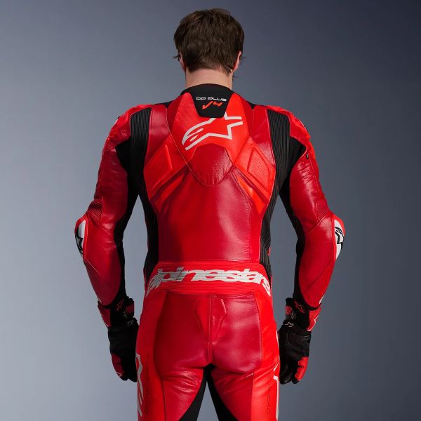 Alpinestars GP Plus V4 Sprint 1PC Red Fluo Mid Red White