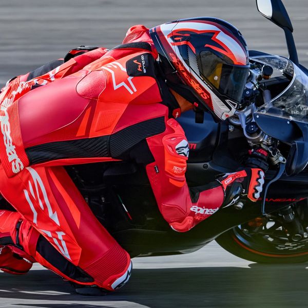 Alpinestars GP Plus V4 Sprint 1PC Red Fluo Mid Red White