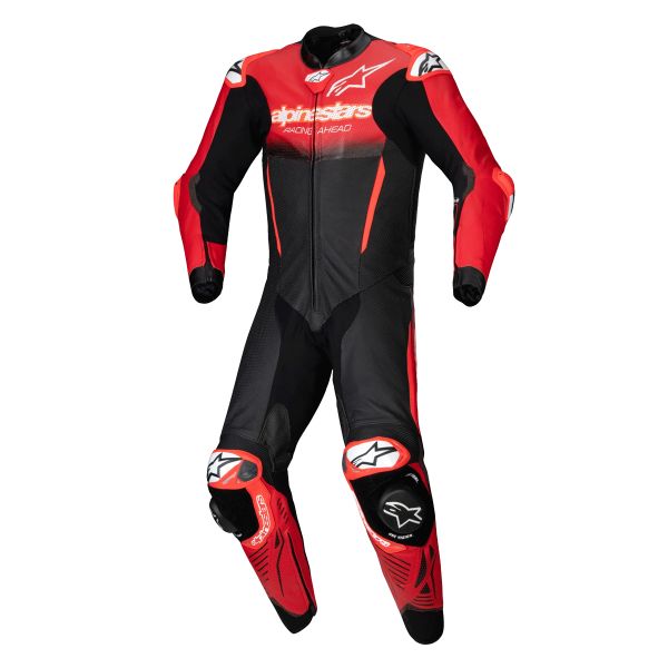 Motorrad-Lederkombi Alpinestars GP-R7 1PC Black Mid Red Motorrad-Lederkombi Alpinestars GP-R7 1PC Black Mid Red