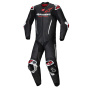 Motorrad-Lederkombi Alpinestars GP-R7 1PC Black White Red Fluo