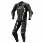 Motorrad-Lederkombi Alpinestars Missile V2 1PC Suit Black White