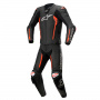 Motorrad-Lederkombi Alpinestars Missile V2 2PC Suit Black Red Fluo