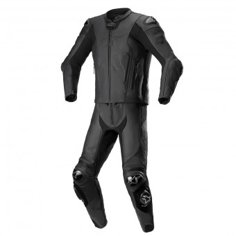 Motorrad-Lederkombi Alpinestars Missile V2 2PC Suit Black Black