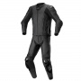 Motorrad-Lederkombi Alpinestars Missile V2 2PC Suit Schwarz Schwarz