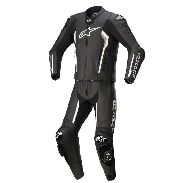 Motorrad-Lederkombi Alpinestars Missile V2 2PC Suit Black White Motorrad-Lederkombi Alpinestars Missile V2 2PC Suit Black White