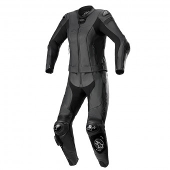 Motorrad-Lederkombi Alpinestars Stella Missile V2 Suit 2PC Black Black Motorrad-Lederkombi Alpinestars Stella Missile V2 Suit 2PC Black Black