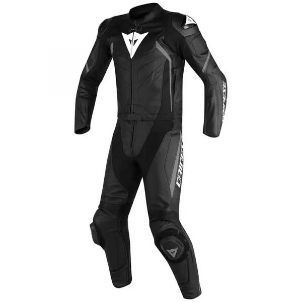 Motorrad-Lederkombi Dainese Avro D2 2PC Black White