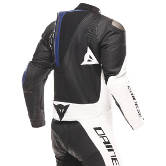 Dainese Demon Sprint 1PC Leather Black White Red Lava