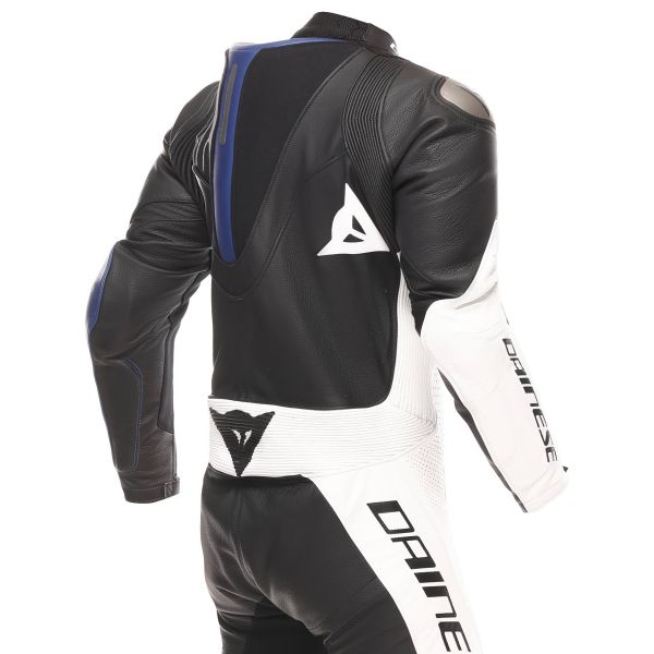Dainese Demon Sprint 1PC Leather Black White Red Lava