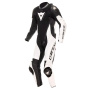 Motorrad-Lederkombi Dainese Demon Sprint 1PC Leather Black White White