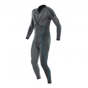 Motorrad-Lederkombi Dainese Dry Suit Black Blue