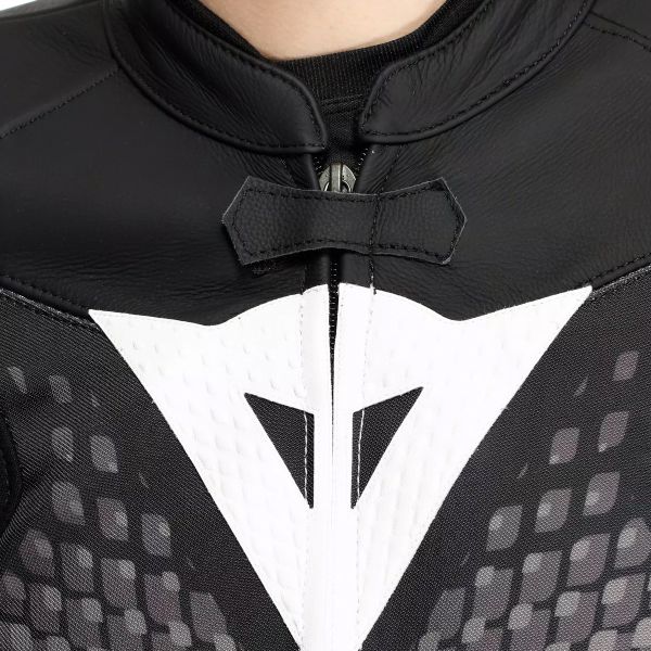Dainese Fulminea 2PCS Leather Black White