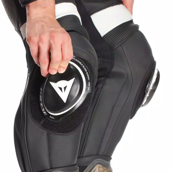 Dainese Laguna Seca 6 Perf 1PC Leather Black White Anthracite