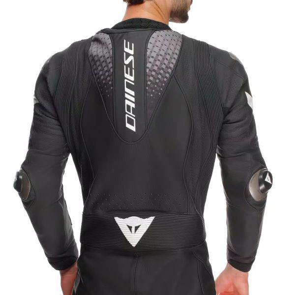 Dainese Laguna Seca 6 Perf 1PC Leather Black White Anthracite