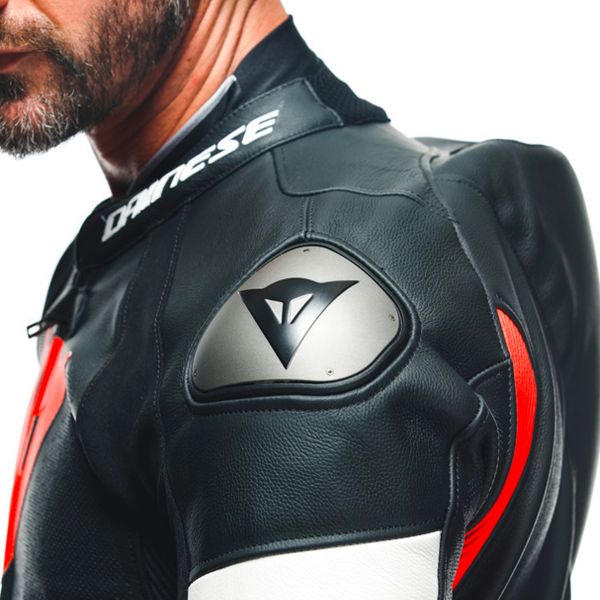 Dainese Tosa Black Fluo Red White