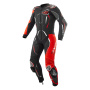 Motorrad-Lederkombi Ixon Demonio Black Red White