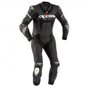 Motorrad-Lederkombi Ixon Jackal Black