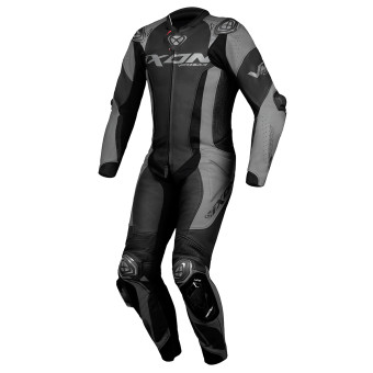 Motorrad-Lederkombi Ixon Vortex 3 Black