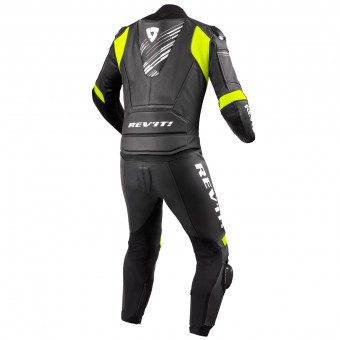 REV'IT Apex 2PC Black Neon Yellow