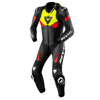 Motorrad-Lederkombi REV'IT Argon 2 Negro Amarillo Nen