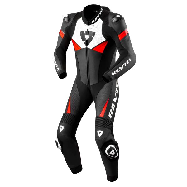 Motorrad-Lederkombi REV'IT Argon 2 Negro Neón Rojo Motorrad-Lederkombi REV'IT Argon 2 Negro Neón Rojo