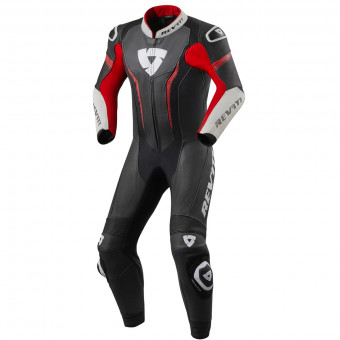 Motorrad-Lederkombi REV'IT Argon Black Neon Red Motorrad-Lederkombi REV'IT Argon Black Neon Red