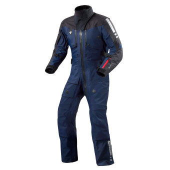 Motorrad-Lederkombi REV'IT Paramount GTX Short Dark Blue