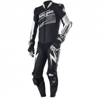 Furygan Full Ride Black White Silver