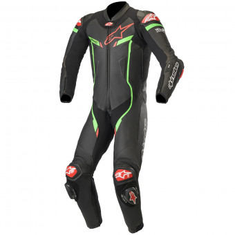 Motorrad-Lederkombi Alpinestars GP Pro V3 Tech-Air Compatible Black Green