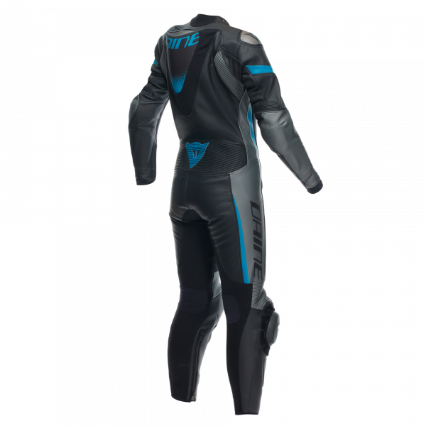 Dainese Grobnik Lady Leather 1PC Black Anthracite Teal