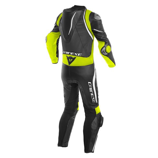 Dainese Laguna Seca 4 1PC Perforated Black Fluo Yellow