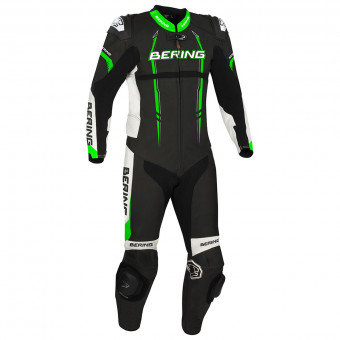 Motorrad-Lederkombi Bering Lead-R Black Green