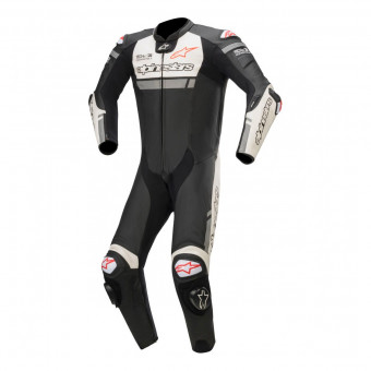 Motorrad-Lederkombi Alpinestars Missile Ignition Tech-Air Black White Red