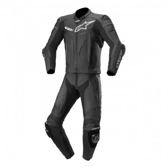 Motorrad-Lederkombi Alpinestars Motegi V3 2PC Black