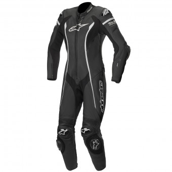 Motorrad-Lederkombi Alpinestars Stella Missile Tech-Air Compatible Black White