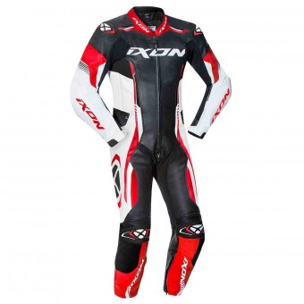 Motorrad-Lederkombi Ixon Vortex Junior Black White Red