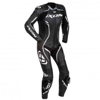 Motorrad-Lederkombi Ixon Vortex Lady Black White