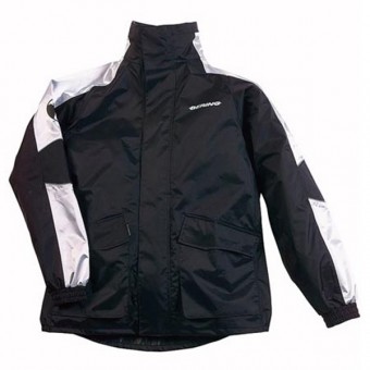 Motorrad-Regenausstattung Bering Veste Maniwata Schwarz Silber