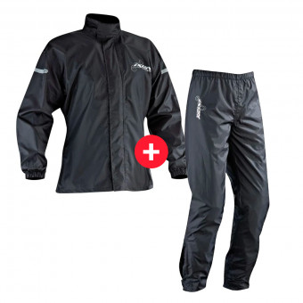 Regenjacke Ixon Compact Lady Black + Compact L Pant Black