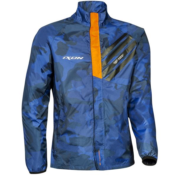 Regenjacke Ixon Stripe Jacket Navy Camo Orange