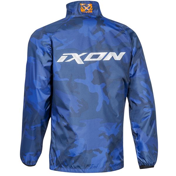 Ixon Stripe Jacket Navy Camo Orange