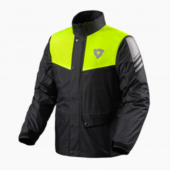 Regenjacke REV'IT Nitric 3 H2O Black Neon Yellow