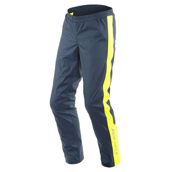 Regenhose Dainese Storm 2 Pant Unisex Black Iris Fluo Yellow