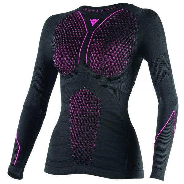 Schnaeppchen Dainese D-Core Thermo Tee LS Lady Black Pink