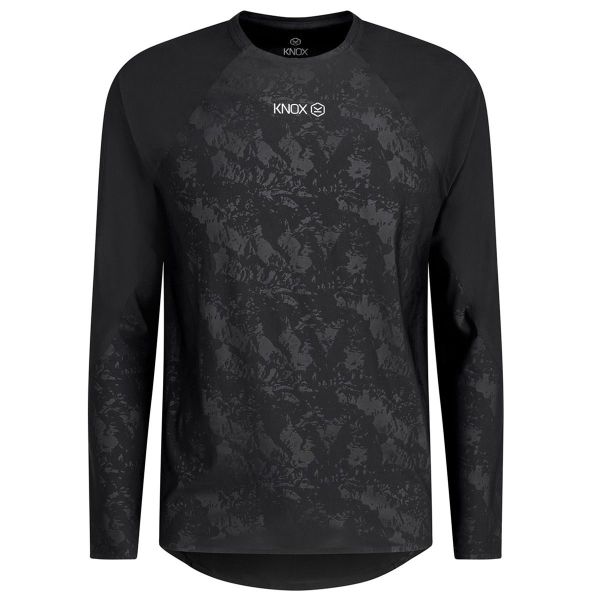 Kaltwetter-Unterziehtop Knox Dual Active Base Layer Langarm-Shirt Schwarz