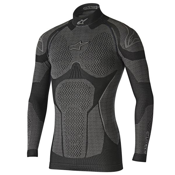 Kaltwetter-Unterziehtop Alpinestars Ride Tech Top LS Winter Black Grey Kaltwetter-Unterziehtop Alpinestars Ride Tech Top LS Winter Black Grey