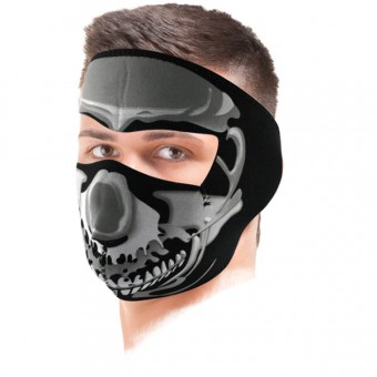 Schutzmaske Zanheadgear Chrome Skull Mask Schutzmaske Zanheadgear Chrome Skull Mask